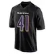 Game Black Youth Desmond Igbinosun Baltimore Ravens Carbon Fashion Jersey