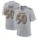 Game Gray Men's Adisa Isaac Baltimore Ravens Atmosphere Fashion Jersey