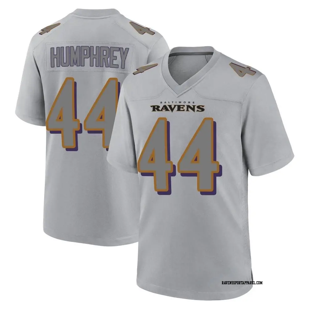 Game Gray Men's Marlon Humphrey Baltimore Ravens Atmosphere Fashion Jersey