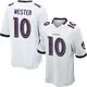 Game White Men's LaJohntay Wester Baltimore Ravens Jersey