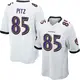 Game White Men's Sam Pitz Baltimore Ravens Jersey