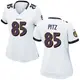 Game White Women's Sam Pitz Baltimore Ravens Jersey