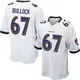 Game White Youth Corey Bullock Baltimore Ravens Jersey
