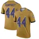 Legend Gold Youth Marlon Humphrey Baltimore Ravens Inverted Jersey