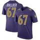 Legend Purple Men's Corey Bullock Baltimore Ravens Color Rush Jersey