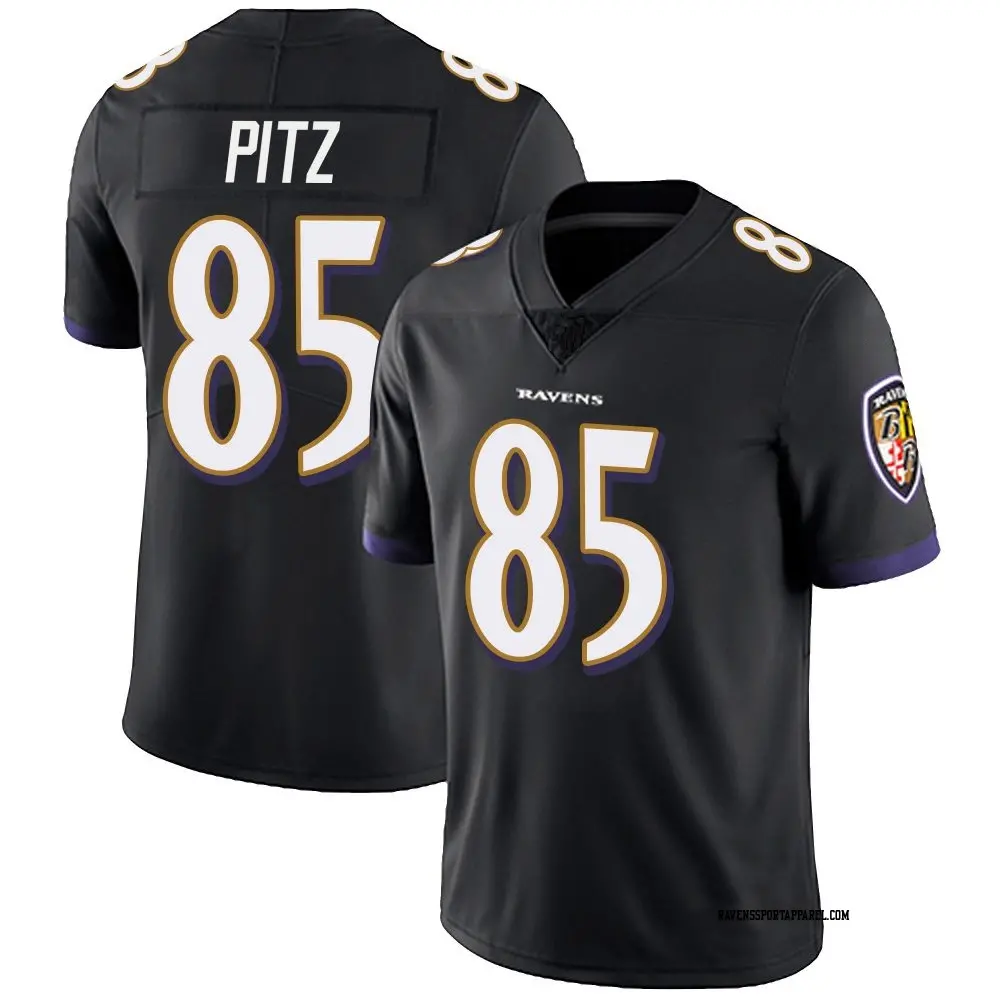 Limited Black Men's Sam Pitz Baltimore Ravens Alternate Vapor Untouchable Jersey