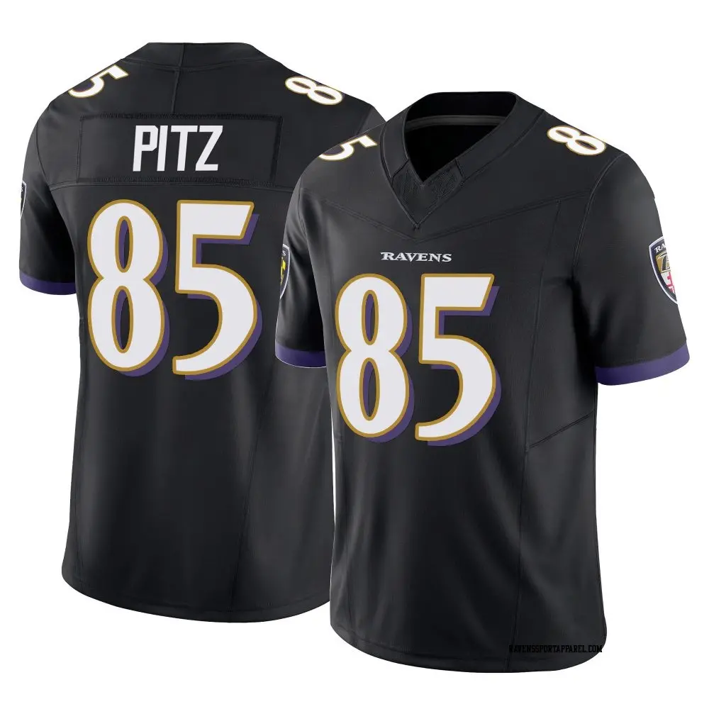 Limited Black Men's Sam Pitz Baltimore Ravens Vapor F.U.S.E. Jersey