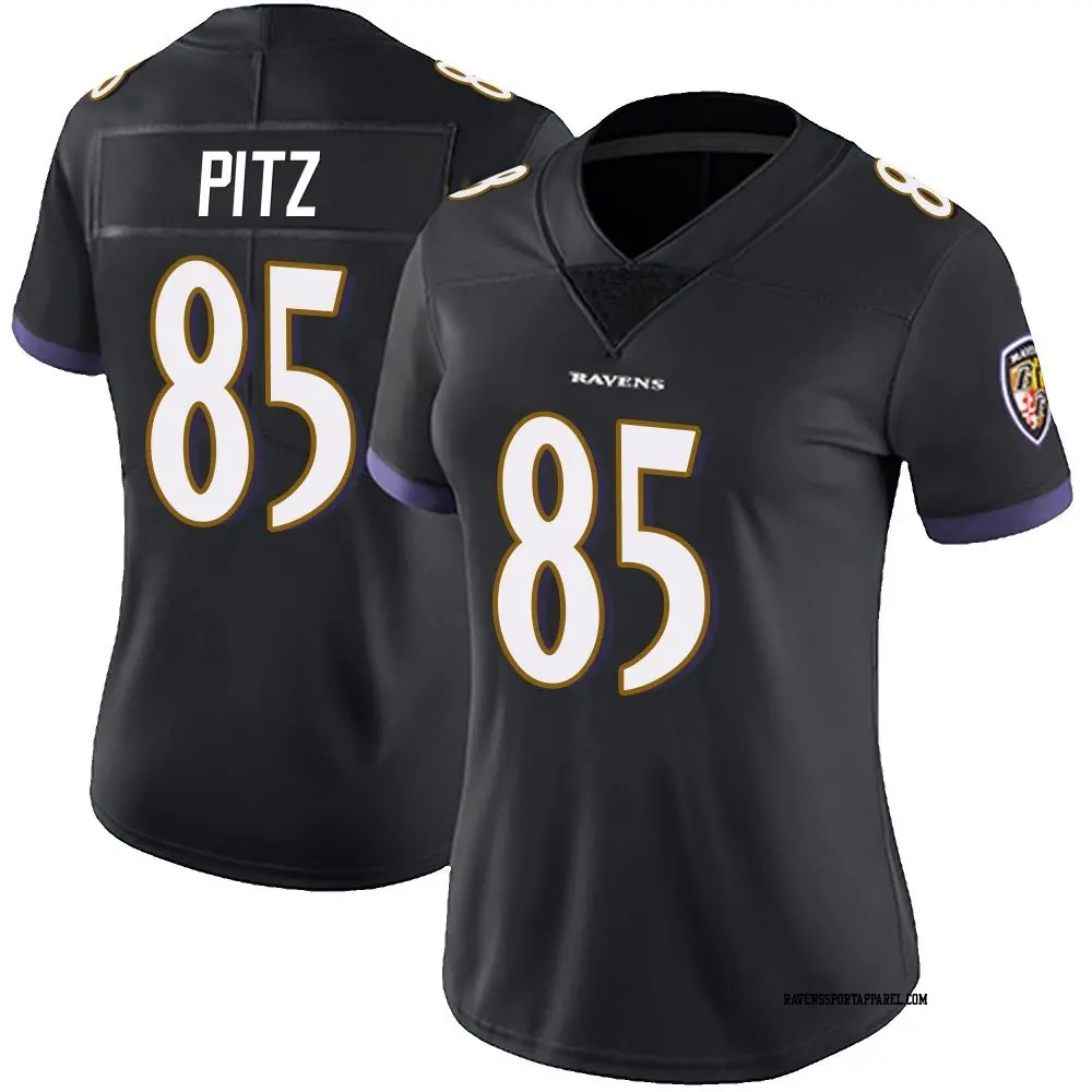 Limited Black Women's Sam Pitz Baltimore Ravens Alternate Vapor Untouchable Jersey
