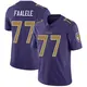 Limited Purple Men's Daniel Faalele Baltimore Ravens Color Rush Vapor Untouchable Jersey