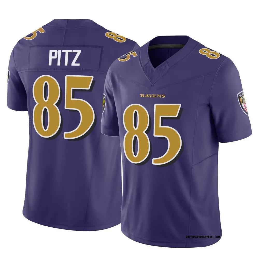Limited Purple Men's Sam Pitz Baltimore Ravens Vapor F.U.S.E. Jersey