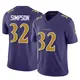 Limited Purple Youth Trenton Simpson Baltimore Ravens Vapor F.U.S.E. Jersey